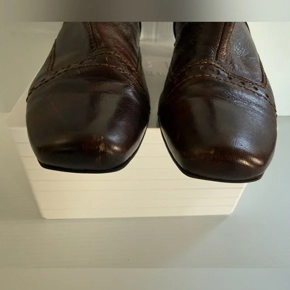 PAUL GREENE Leather Booties - Picture 4 of 10